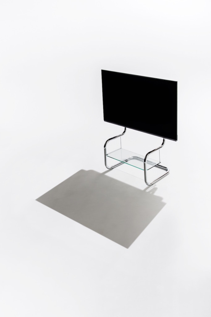 simple design TV stand with mount 