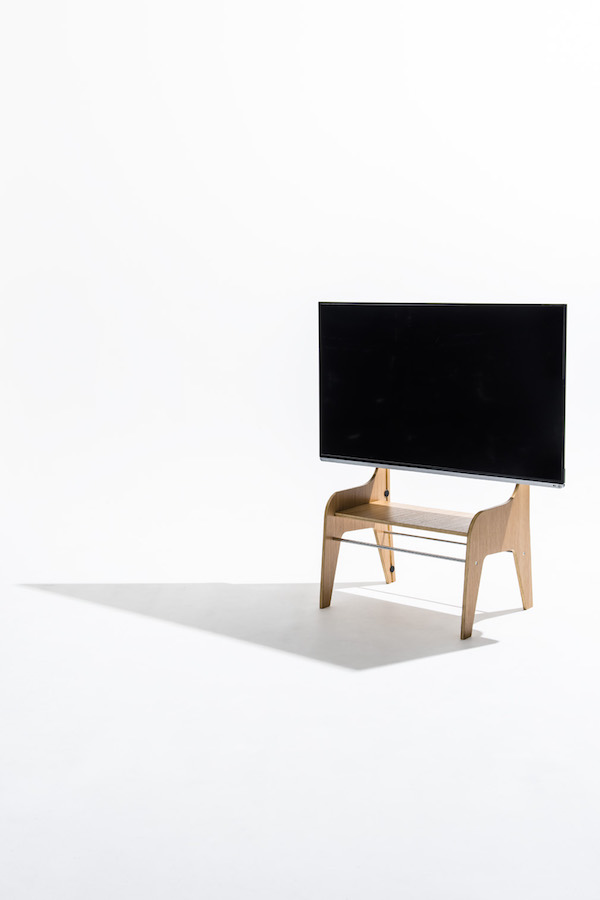 wooden-TV-stand-mount-modern-design