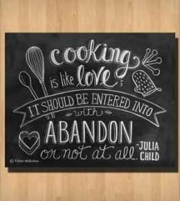 Cooking is like love